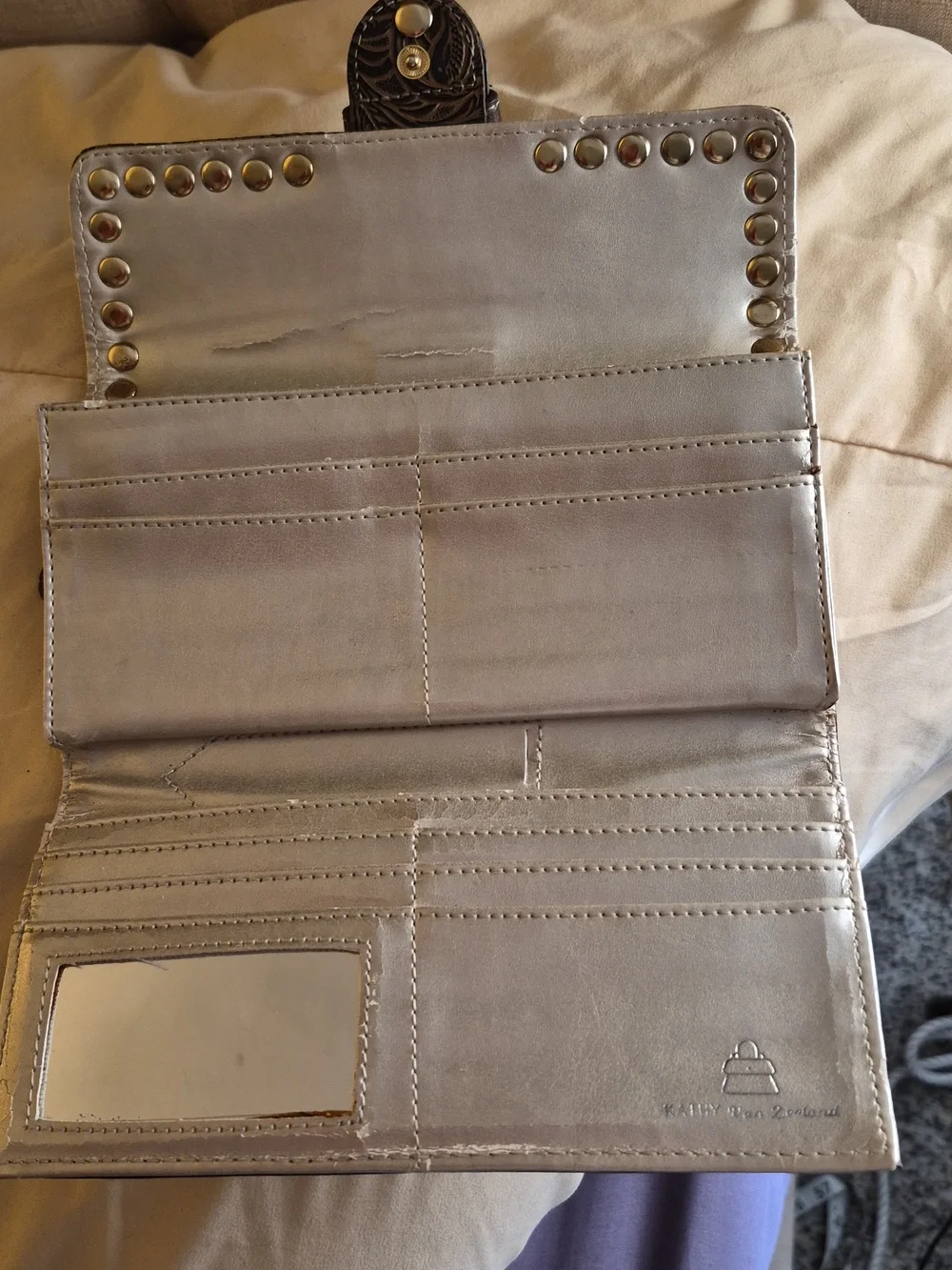 Western Rhinestone Bling Belt Buckle Wallet